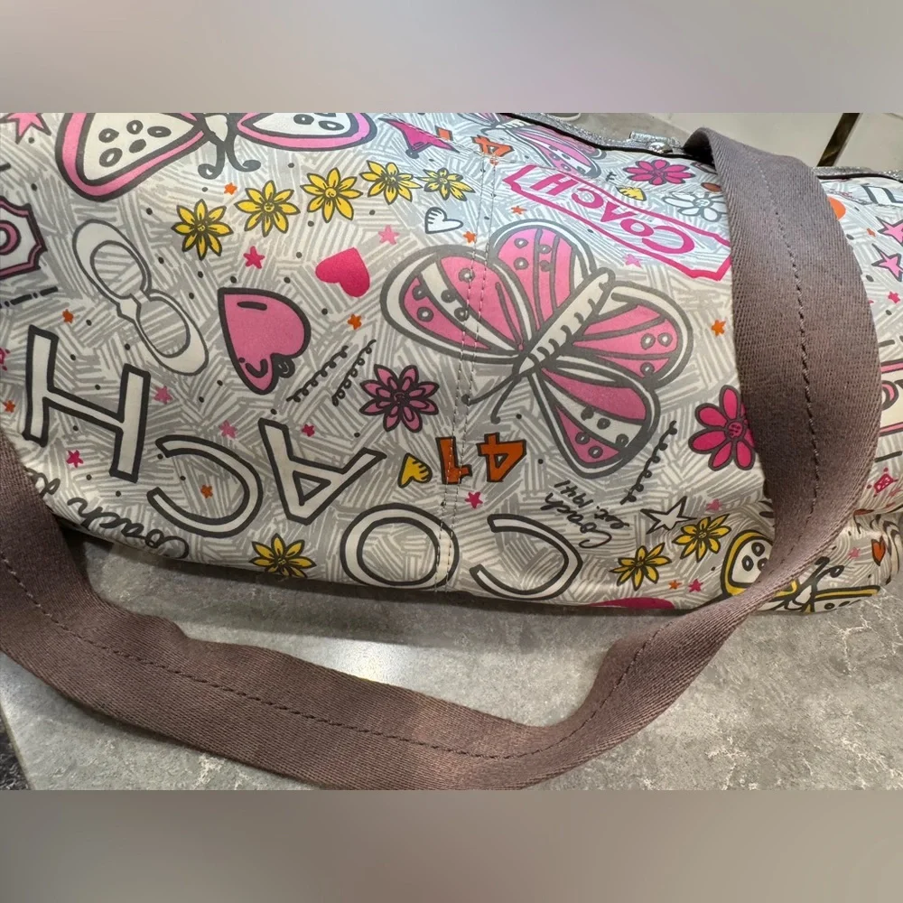 Coach Poppy Multicolor Diaper Tote Bag - Picture 7 of 13